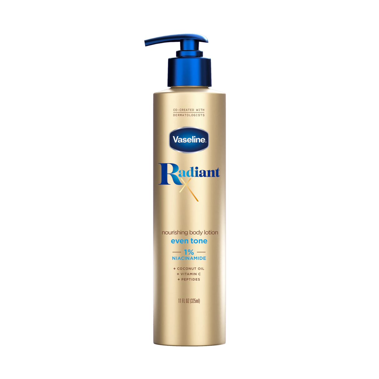 Vaseline® Radiant X Even Tone Nourishing Body lotion (11 oz.)