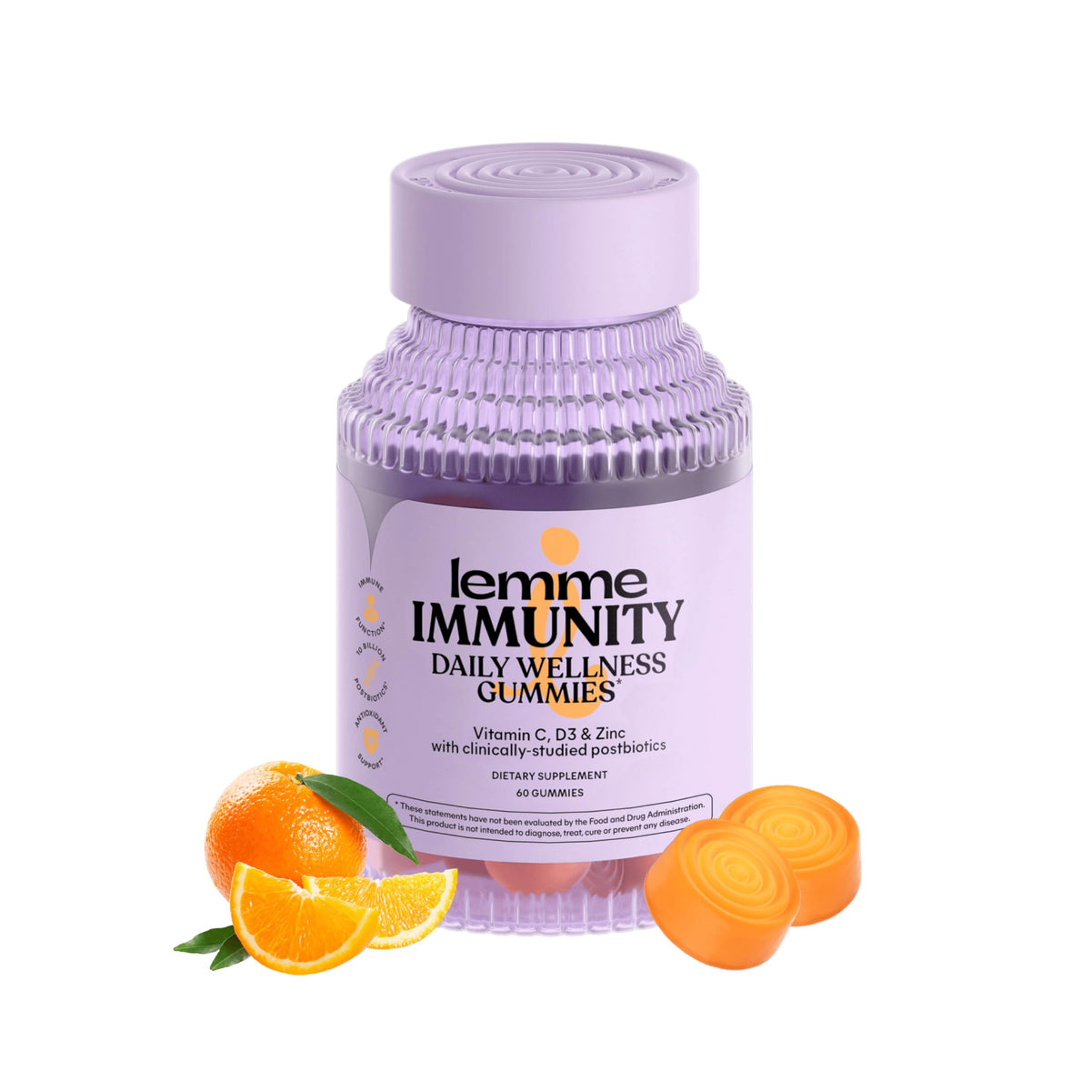 Lemme Immunity Postbiotic Gummies (60cts)