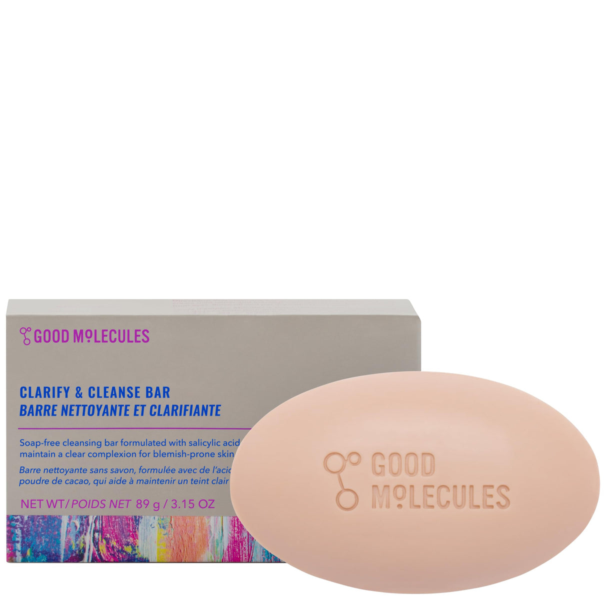 Good Molecules Clarify & Cleanse Bar (85g)
