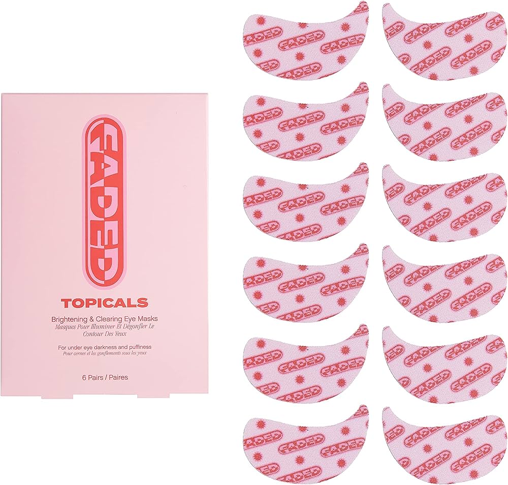 Topicals Faded Under Eye Masks Brightening Eye Masks