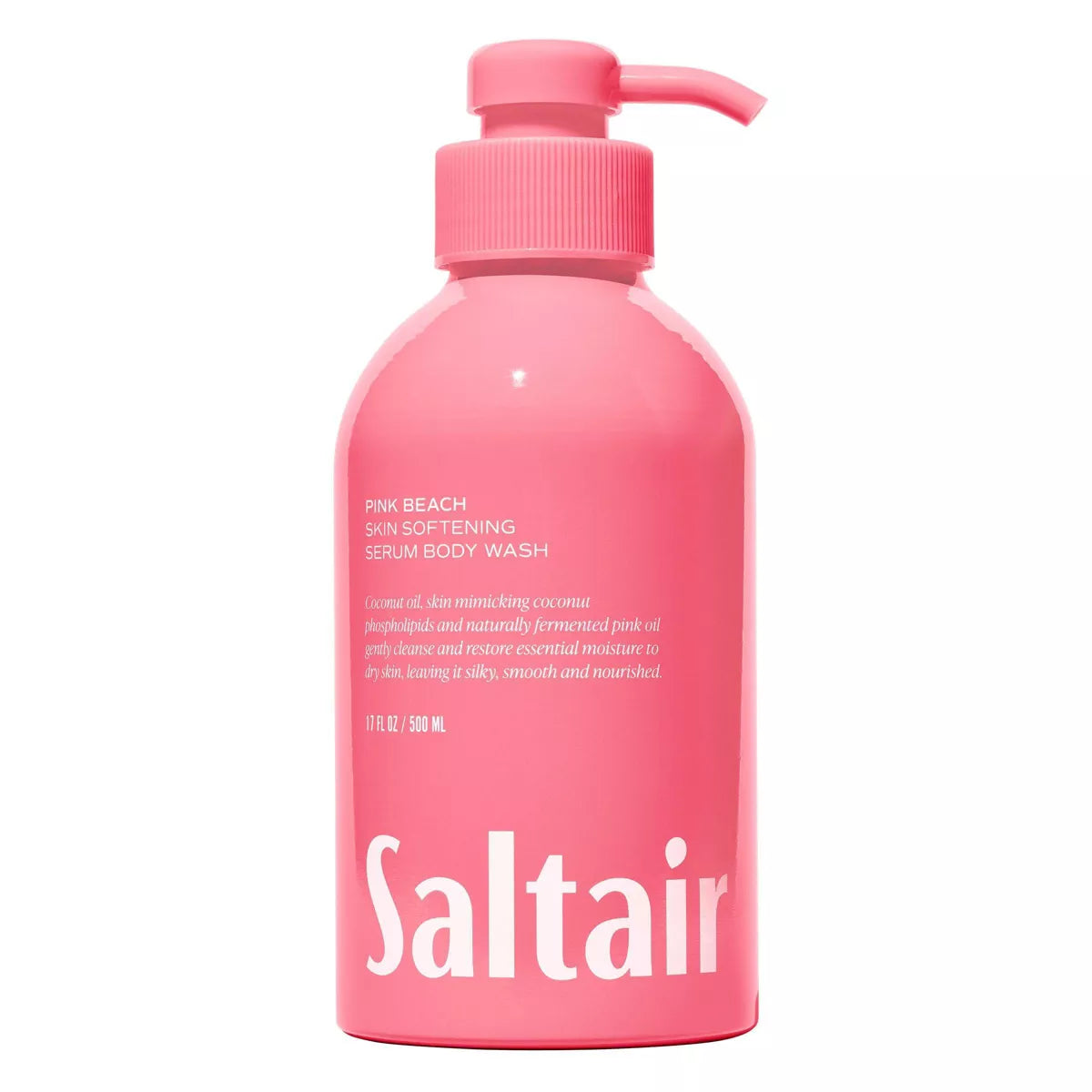 Saltair Pink Beach Serum Body Wash Coconut Scent (17floz)