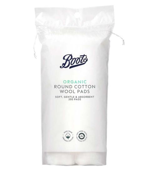 Boots Organic Round Cotton Wool Pads