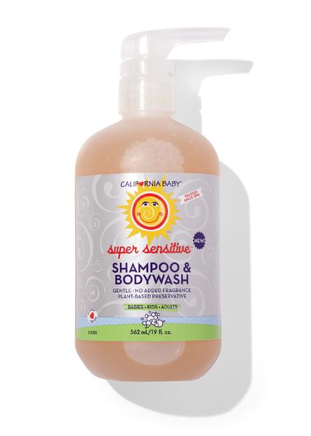 California Baby (No Fragrance) Super Sensitive™ Shampoo & Bodywash (19 oz.)