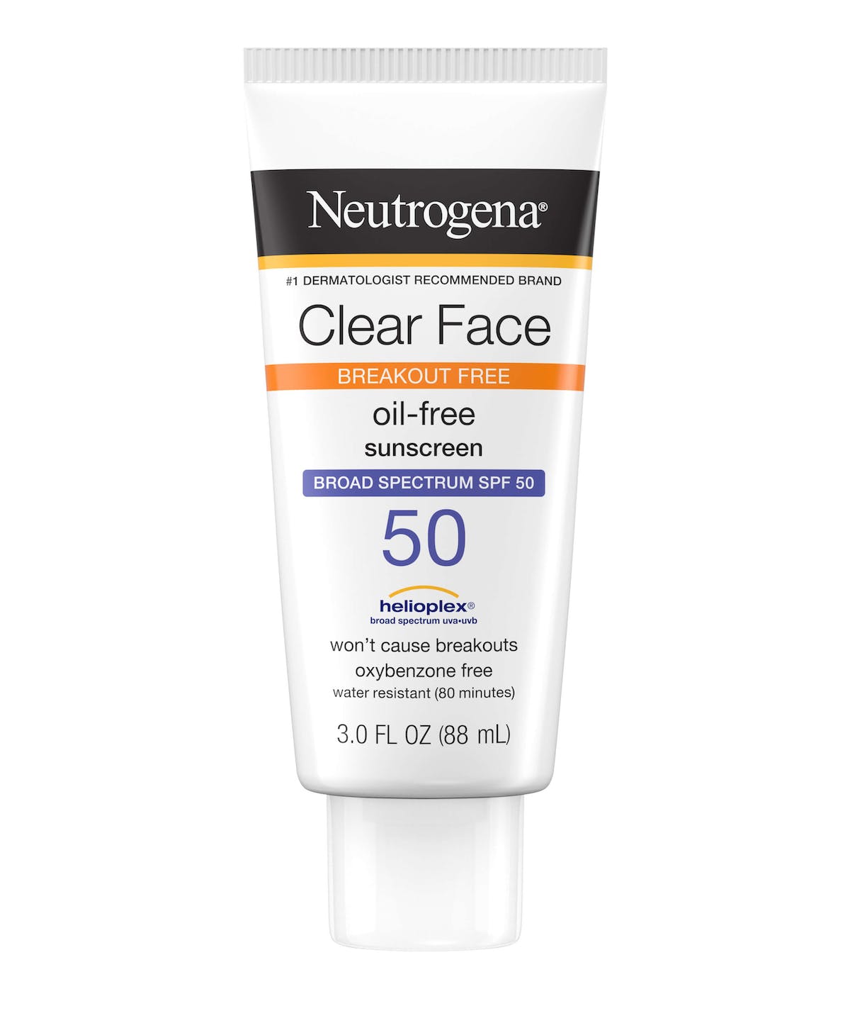 Neutrogena Clear Face Liquid Lotion Sunscreen SPF 50 (3 fl. oz.)