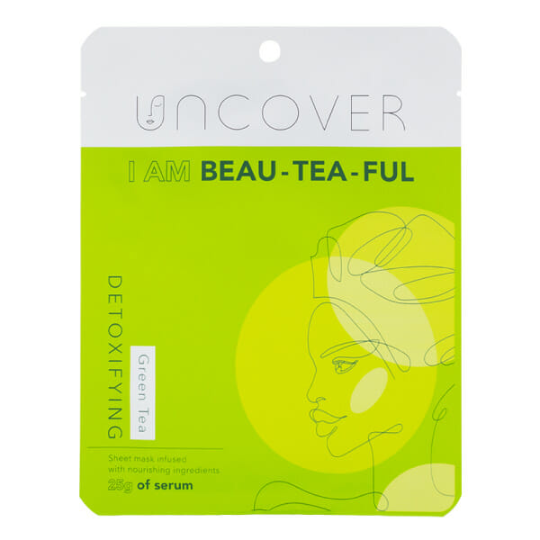 Uncover Green Tea Detoxifying Sheet Mask