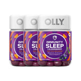 OLLY Immunity Sleep + Elderberry Gummies with Melatonin, Echinacea, Zinc & Vitamin C - Midnight Berry (36 ct)