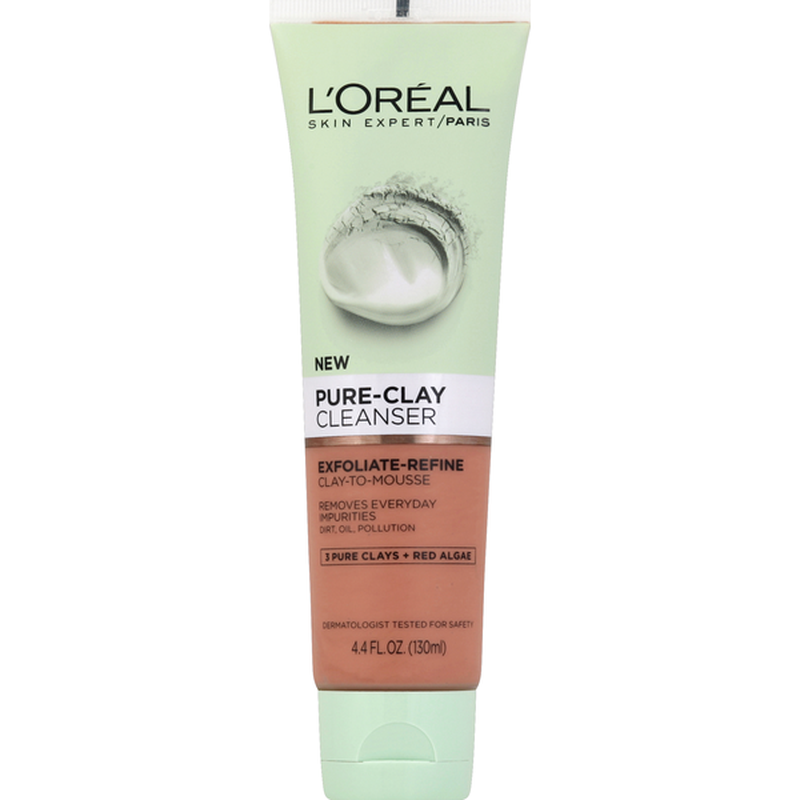 L'Oréal Paris Exfoliate & Refine Pure-Clay Cleanser (4.4 oz.)
