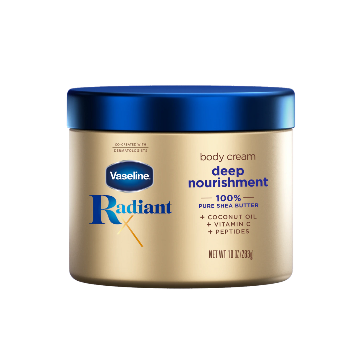 Vaseline® Radiant X Even Tone Deep Nourishment Body cream (10 oz.)