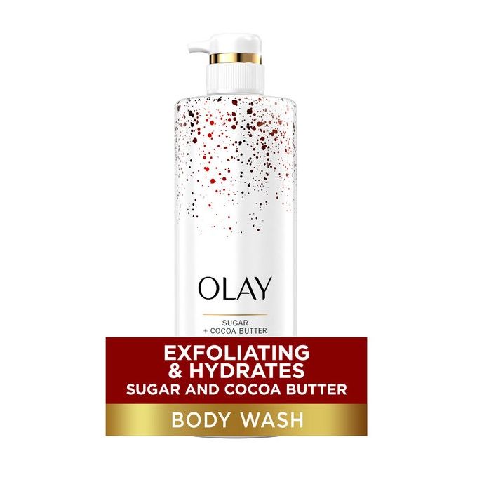 Olay Exfoliating & Moisturizing Body Wash With Sugar, Cocoa Butter, & Vitamin B3 (20 fl. oz.)