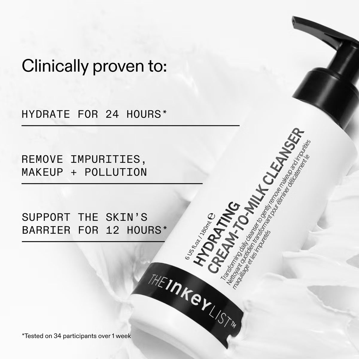 The InkeyList Milk Cleanser - 240ml