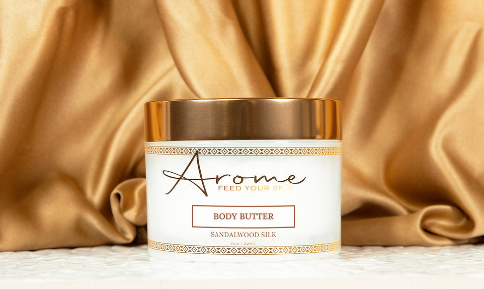 Arome Cocoa Butter Cashmere Body Butter - Sandalwood Silk (8 oz.)