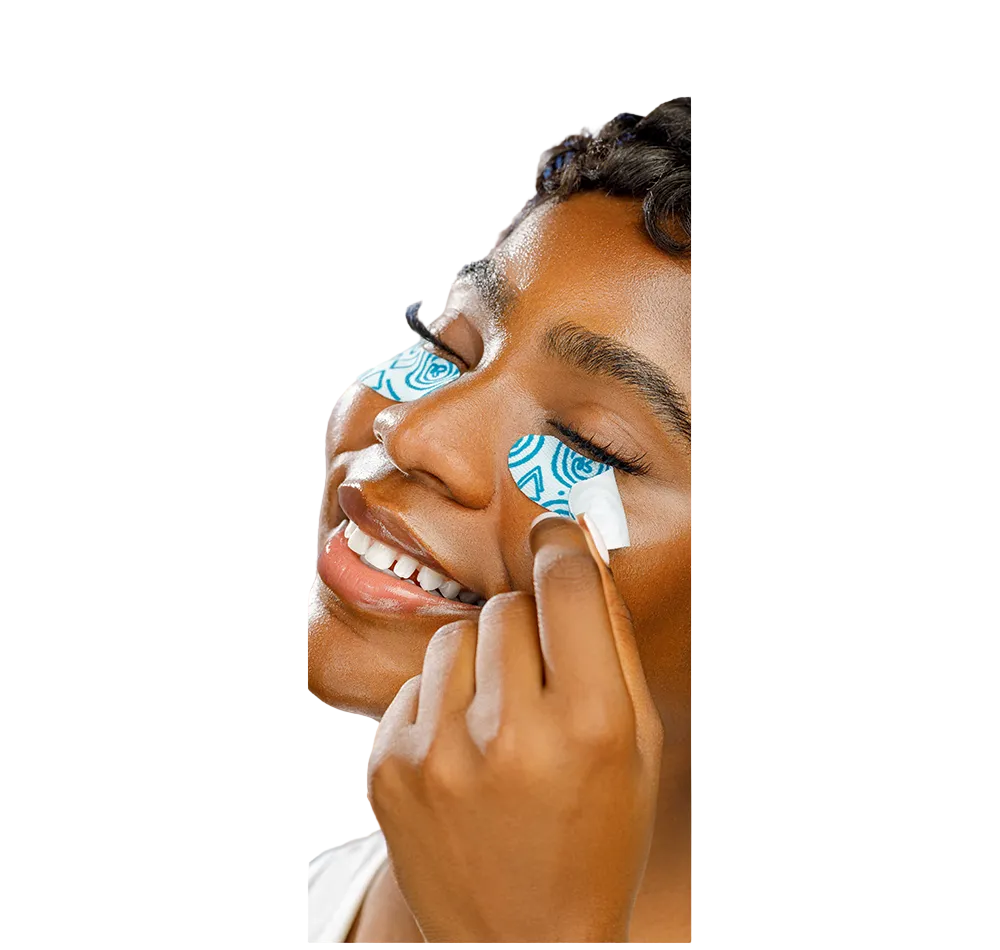 Blue Poppy- Forget Me-Not Eye Patch