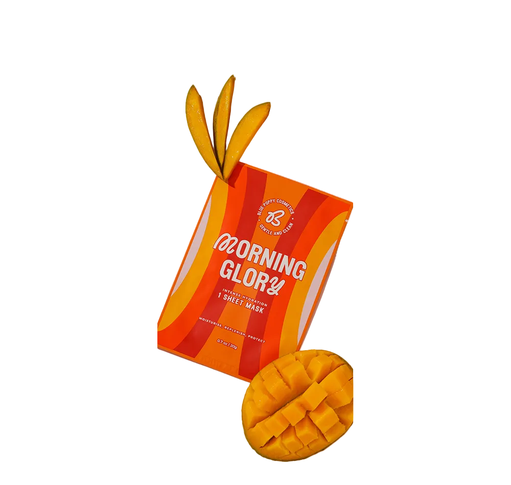 Blue Poppy Morning Glory Sheet Mask (1 Sheet)