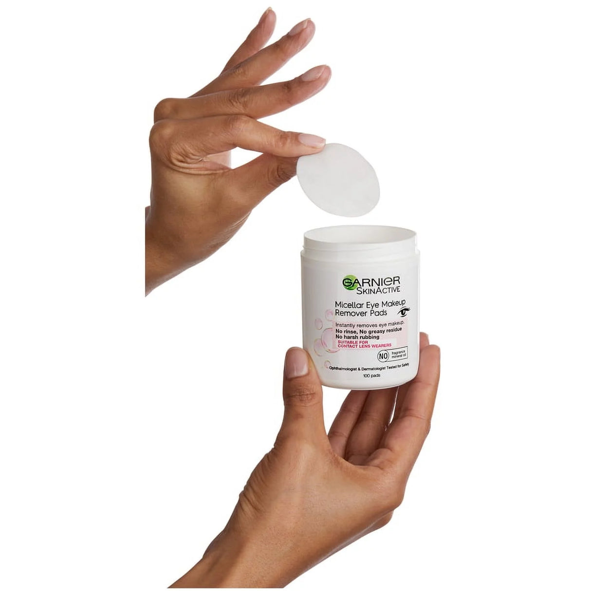 Garnier SkinActive Micellar Eye Makeup Remover Pads (100pads)