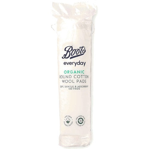 Boots Organic Round Cotton Wool Pads MySkinPlug