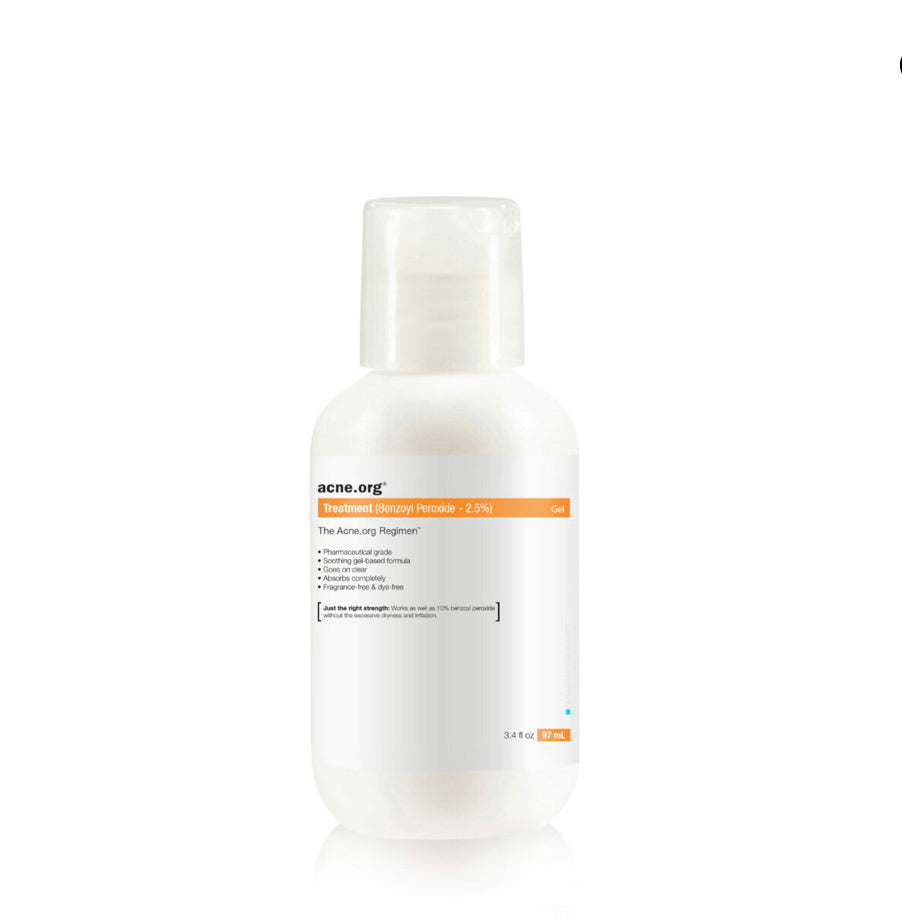 Acne.Org Treatment (Benzoyl Peroxide – 2.5%) 3.4fl oz