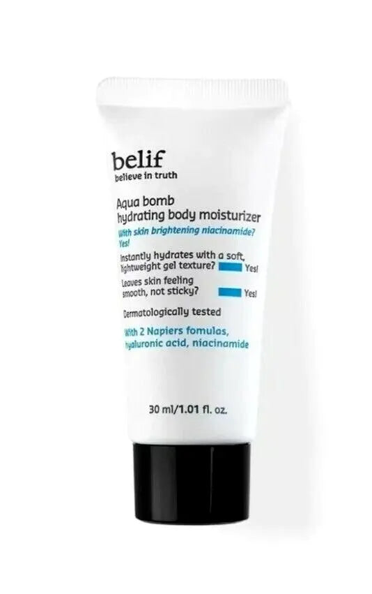 belif Aqua Bomb Hydrating Body Moisturizer Travel Size (1.0 oz.)