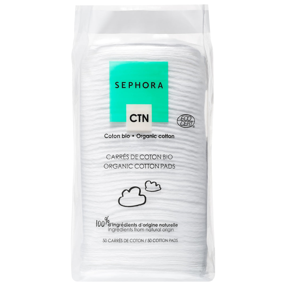 Sephora Collection Organic Cotton Pads (50 pads)