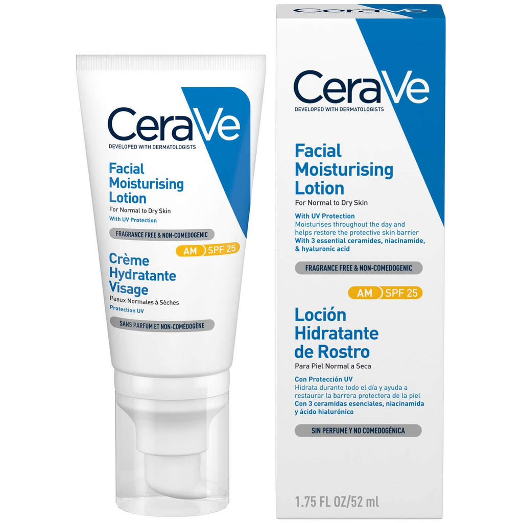 CeraVe AM Facial Moisturising Lotion SPF 25 (52ml)