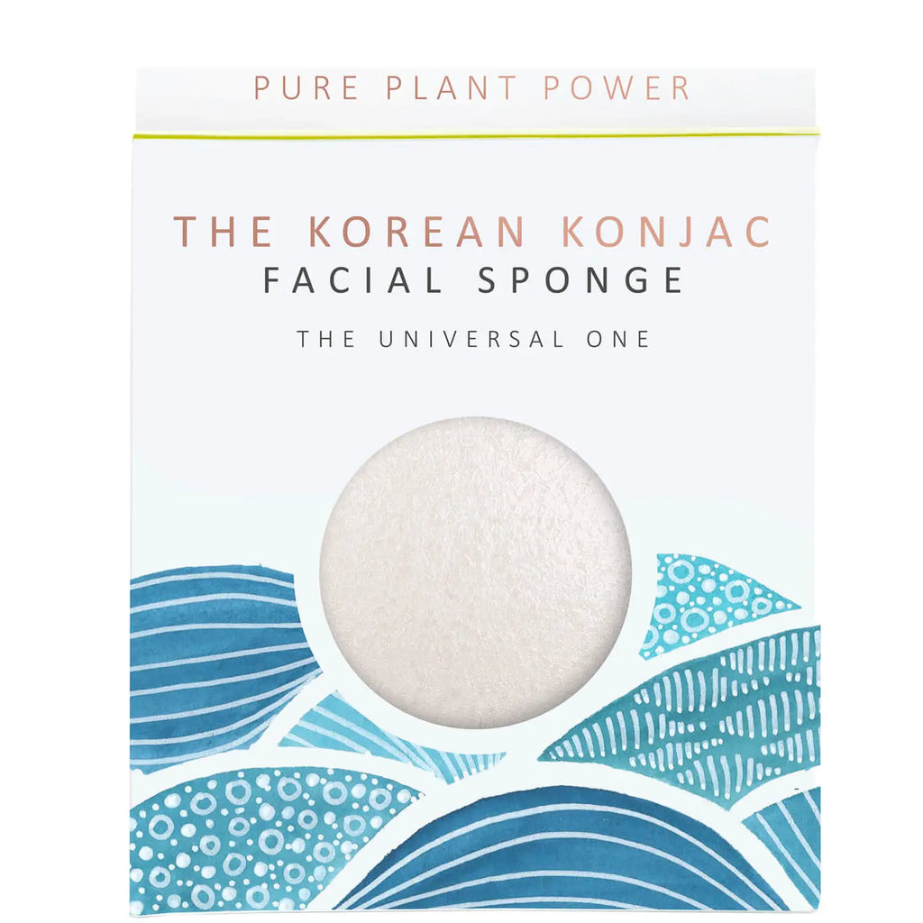 The Konjac Sponge Co. The Elements Water Facial Sponge - 100% Pure White 30g