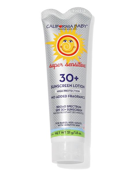 California Baby (No Fragrance) Super Sensitive™ Broad Spectrum SPF 30+ Sunscreen (1.8 oz.)