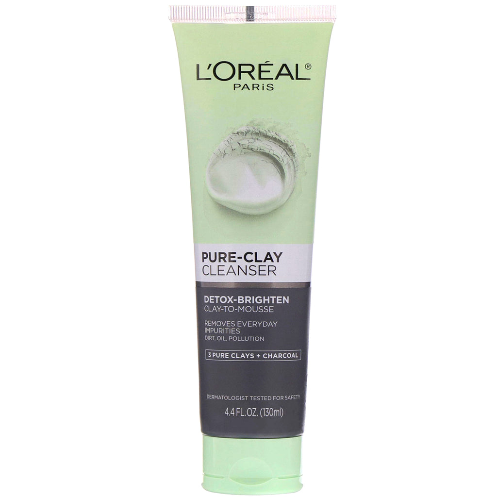 L'Oréal Paris Detox & Brighten Pure-Clay Cleanser (4.4 oz.)
