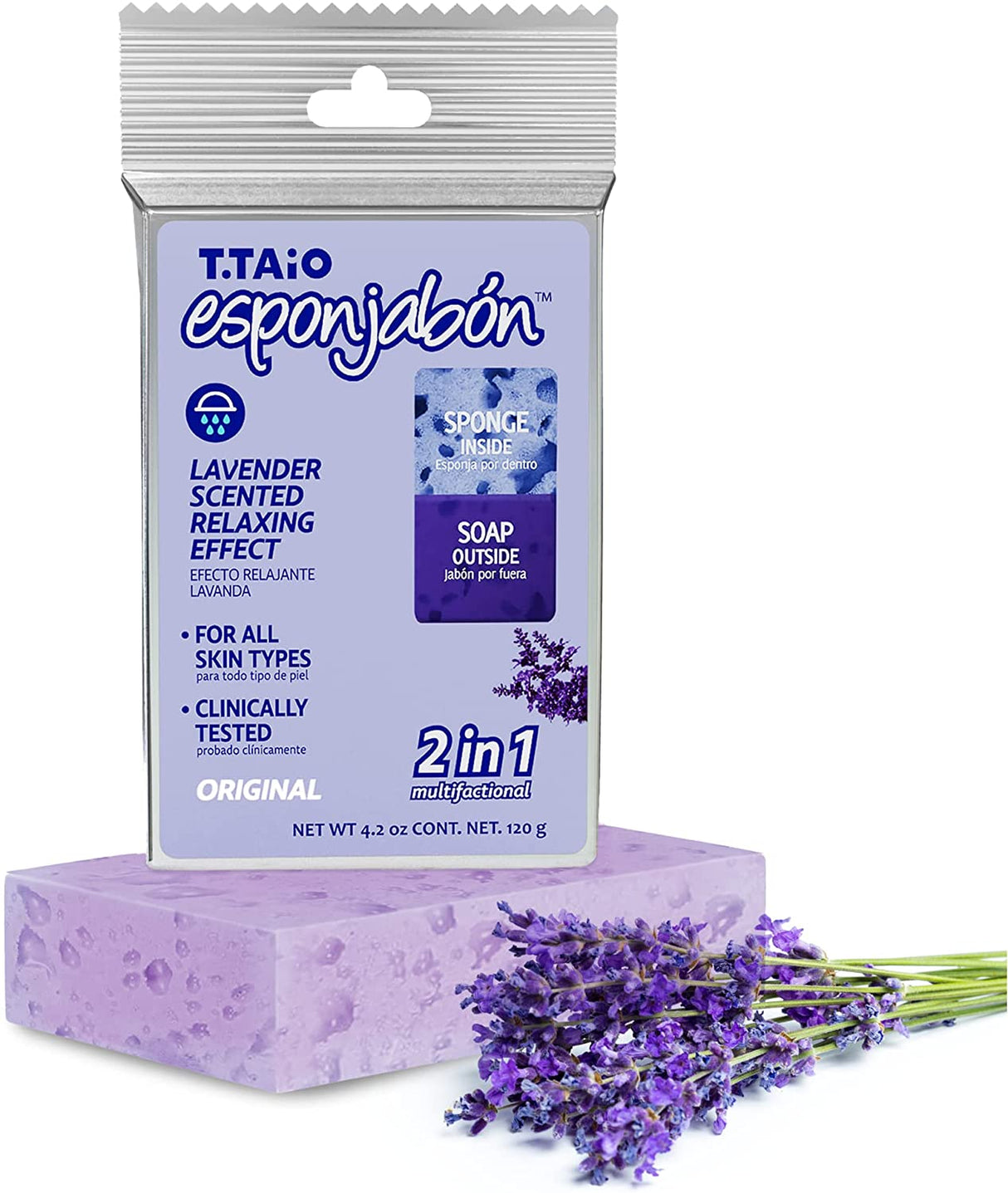 T-Taio Esponjabón Concha Nacar - Lavendar (1 pack)