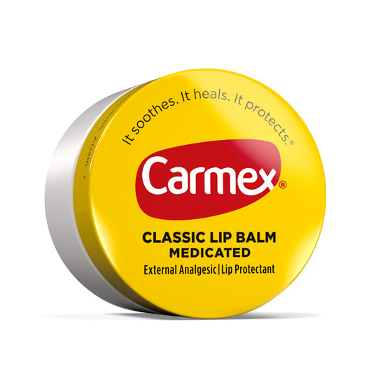 Carmex Medicated Lip Balm Jar, Lip Moisturizer for Dry, Chapped Lips (0.25 oz.)