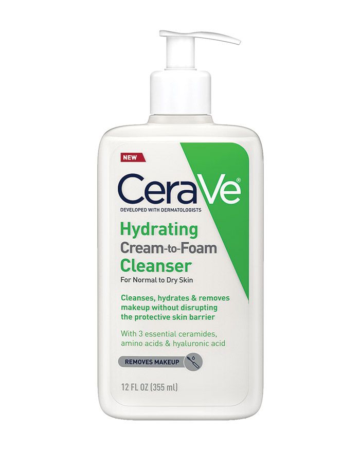 CeraVe Hydrating Cream-to-Foam Cleanser (16 fl. oz.) is