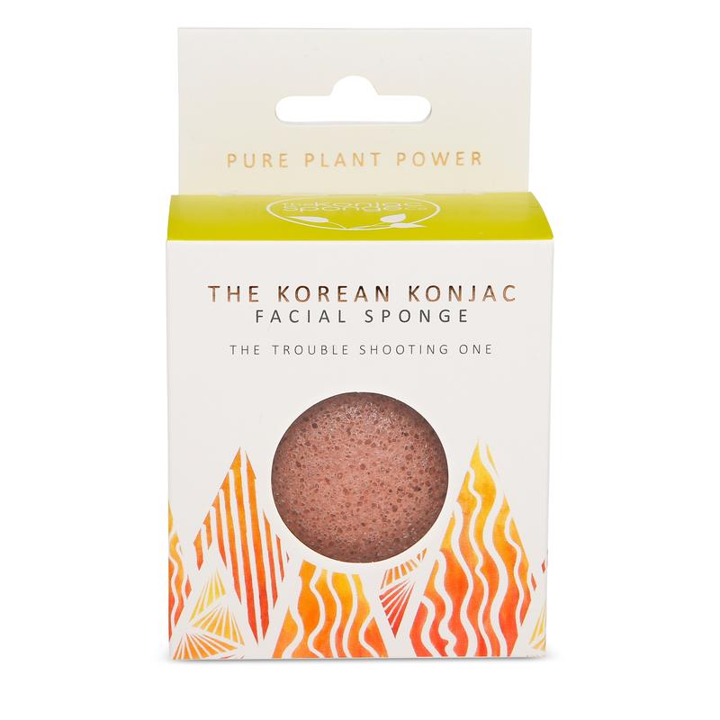 The Konjac Sponge Co. Premium Eco-Friendly Facial Puff (with Purifying Jeju Volcanic Scoria)