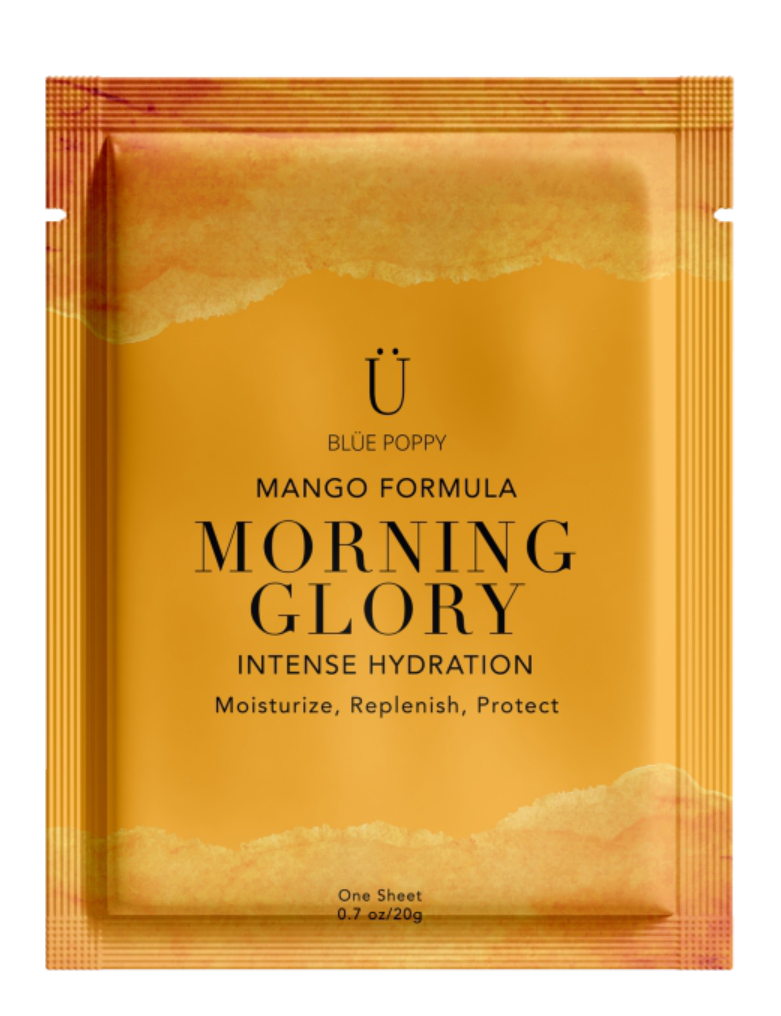 Blue Poppy Morning Glory Sheet Mask (1 Sheet)