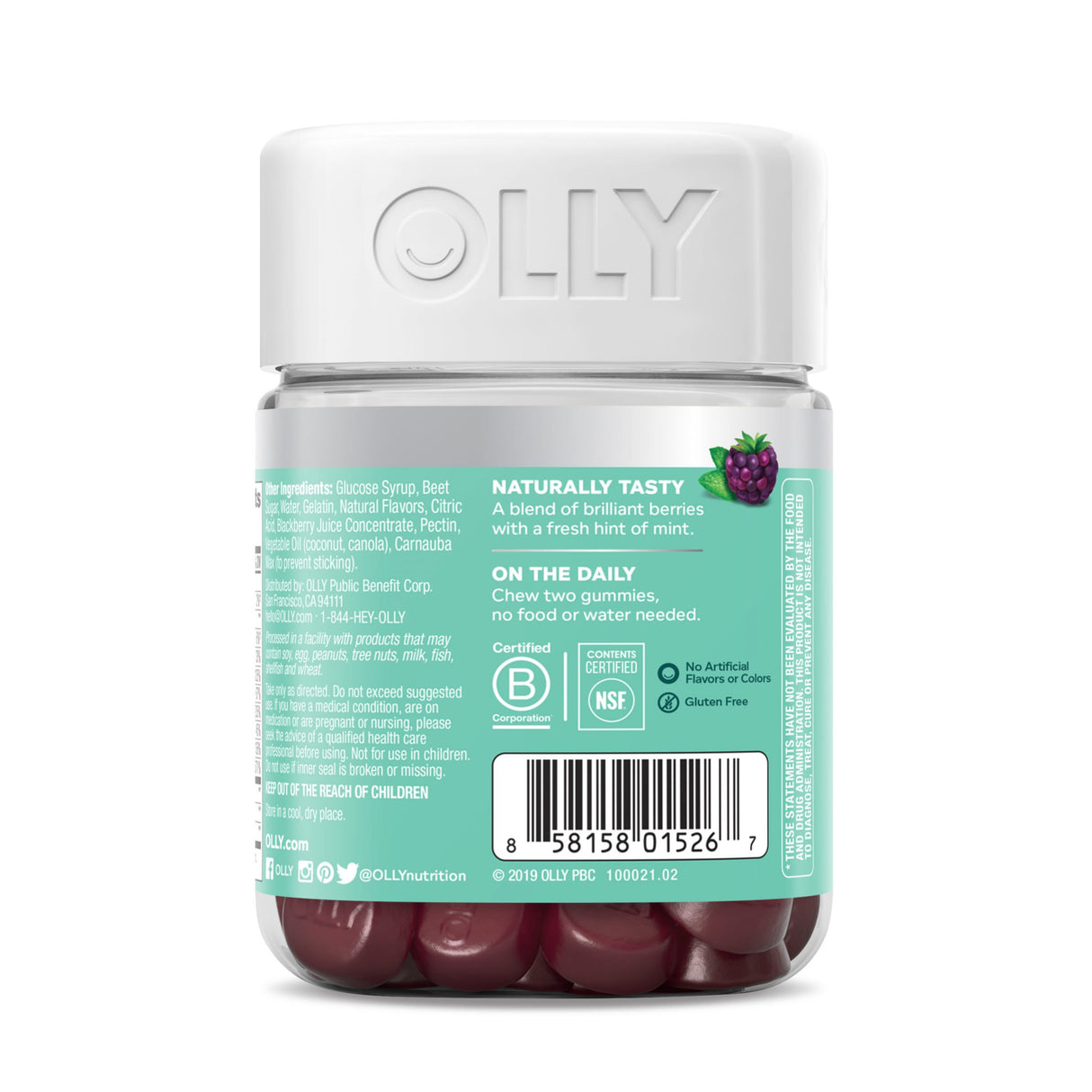 OLLY Flawless Complexion with Antioxidants, Vitamins E, A, Zinc Gummy Supplement (50 ct)