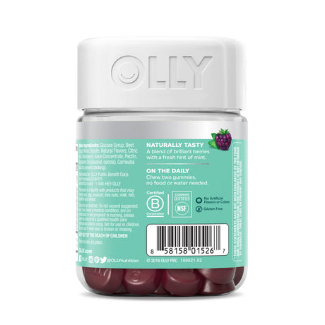 OLLY Flawless Complexion with Antioxidants, Vitamins E, A, Zinc Gummy Supplement (50 ct)