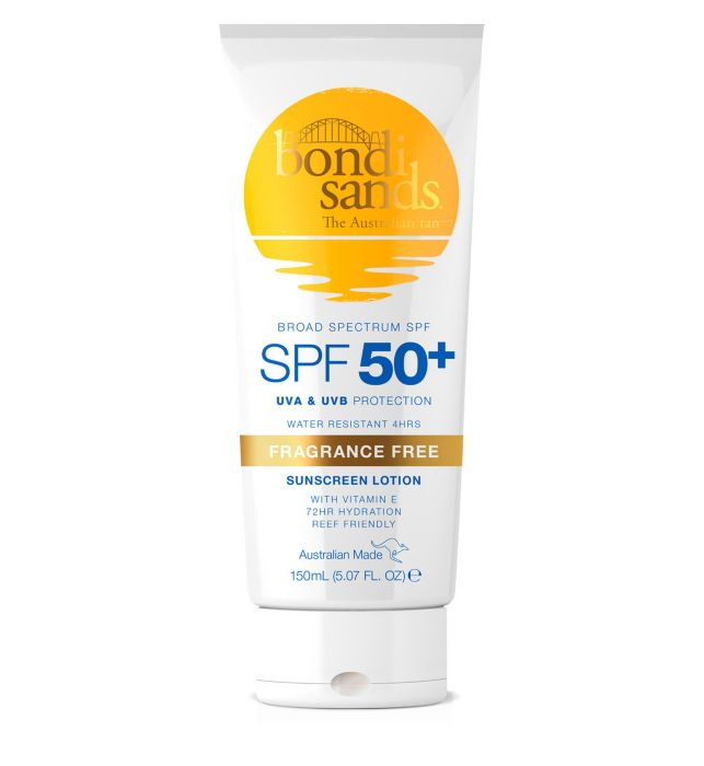Bondi Sands Sunscreen Lotion SPF 50+ Fragrance Free - Face & Body (150ml / 5.07 fl. oz.)