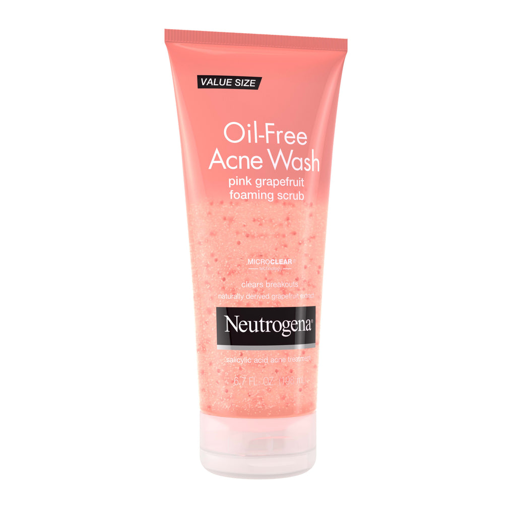 Neutrogena Oil-Free Acne Wash Pink Grapefruit Facial Scrub